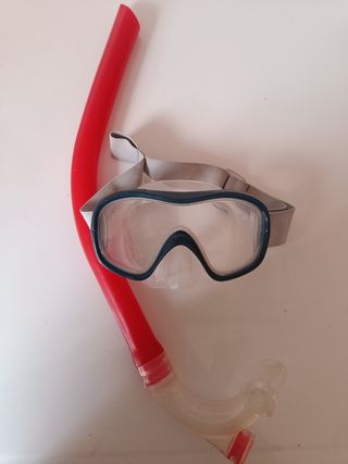 Gafas y tubo buceo snorkel 