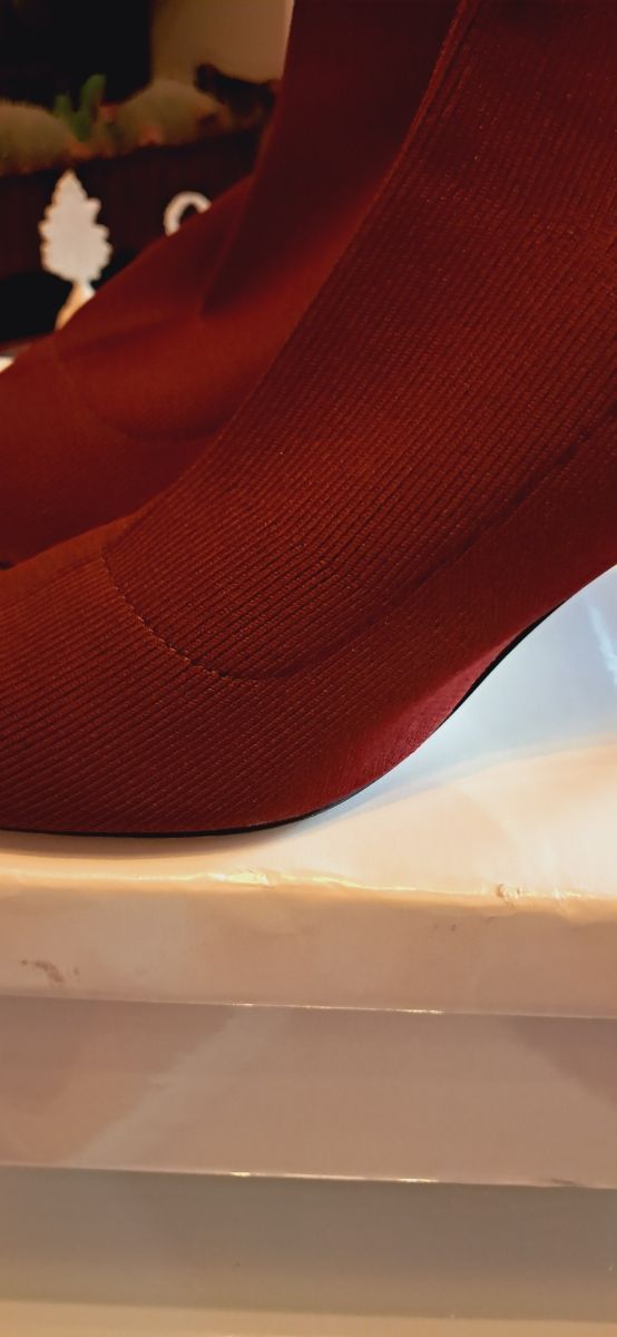 Botín Elástico Burdeos