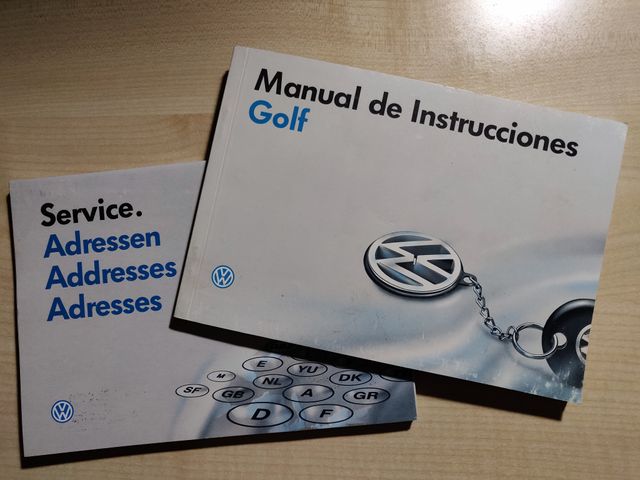 Manual de Instrucciones Volkswagen GOLF CL (1993)