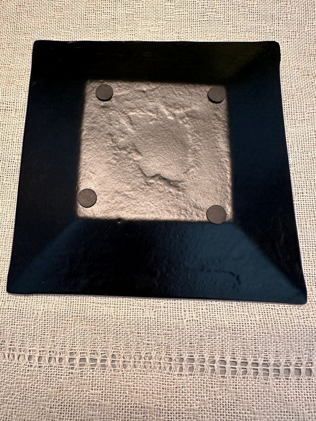 Bandeja vintage de esmalte vidriado