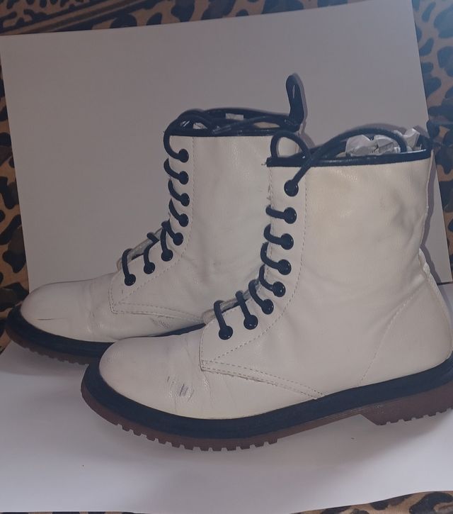 Botas militares blancas 40/41