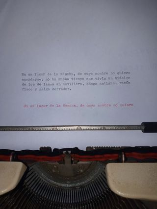Maquina de escribir