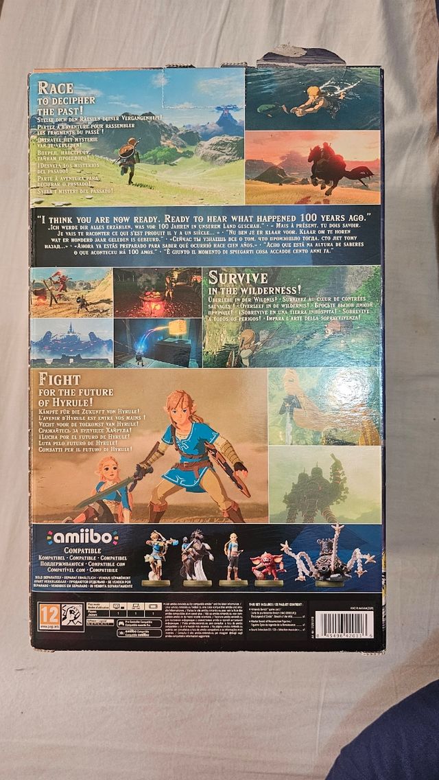 Zelda Breath of the wild coleccionista nintendo
