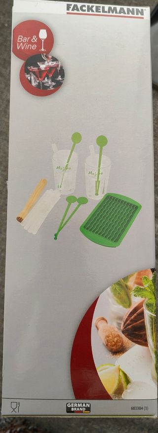 Set Mojito con Mortaio e Bicchieri 