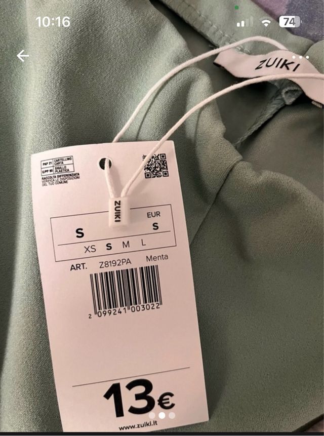 Set camicia pantalone Zuiki