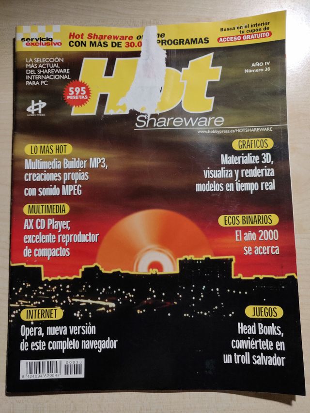 Revista HOT Shareware Nº 38 (Incluye PC CD-ROM)