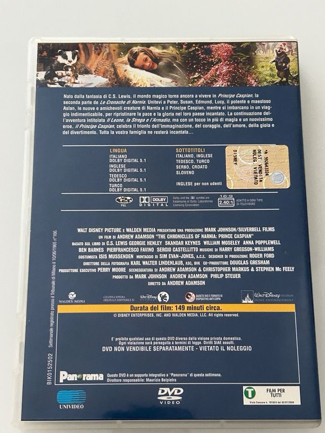 DVD Le cronache di Narnia