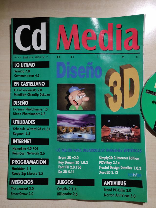 Revista CD MEDIA Nº 7 (Incluye CD-ROM)