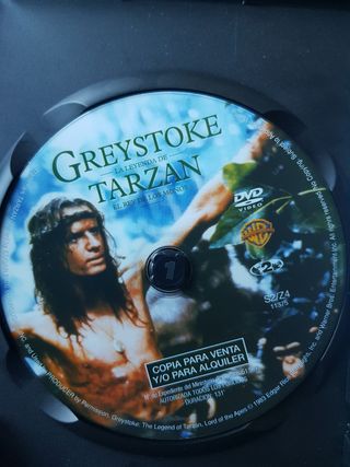 greystoke la leyenda de tarzán (dvd)