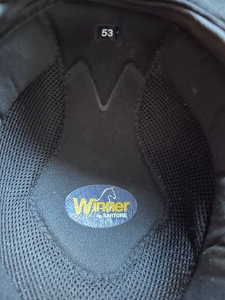 Casco de equitación y guantes niñ