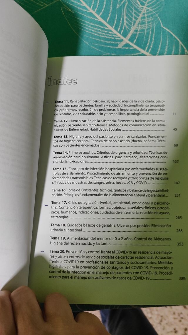 Temario TCAE Diputacion