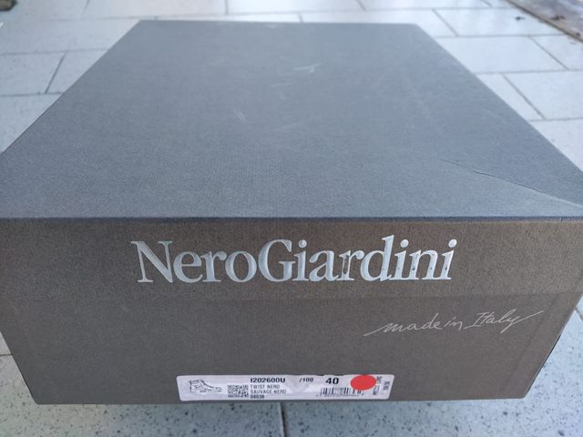Stivaletti Nero Giardini, uomo, 40