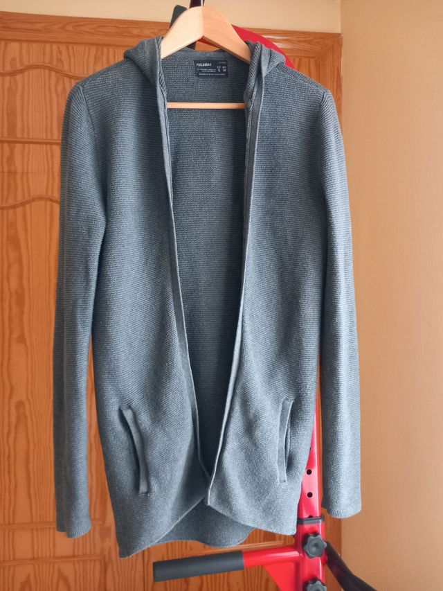 Jersey Cardigan con capucha