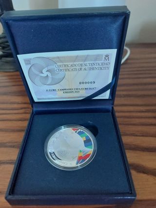 Moneda seleccion española campeones europa