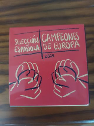 Moneda seleccion española campeones europa