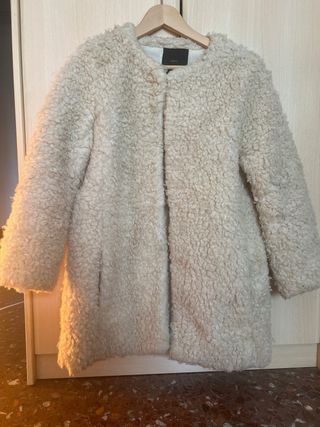 Chaqueton pelo beige SFERA MUJER