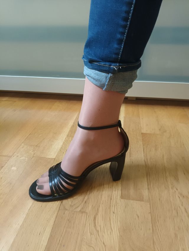 Sandalias tacon Antonio Miró