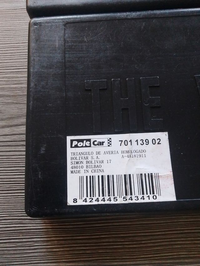 Triángulos de coche de emergencias