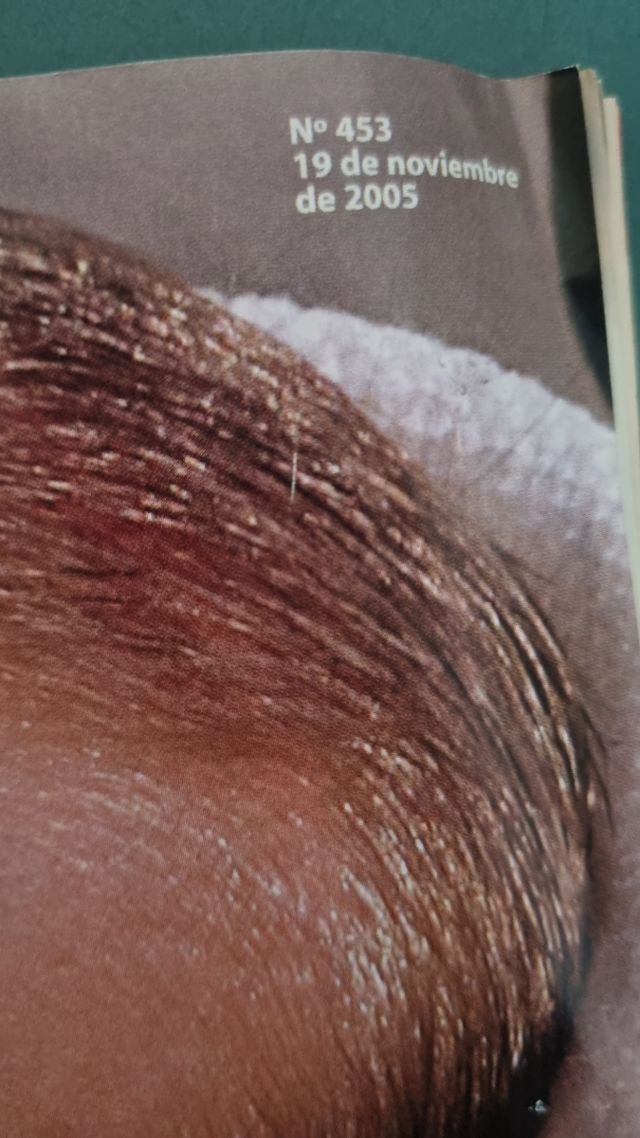 Revista antigua: nacimiento Leonor