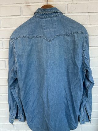 VINTAGE camisa azul vaquera LEVIS talla S