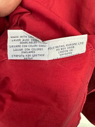 Camisa color burdeos RALPH LAUREN talla XL