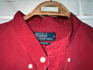 Camisa color burdeos RALPH LAUREN talla XL