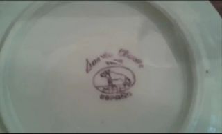 ANTIGUO JUEGO CAFÉ PORCELANA SANTA CLARA