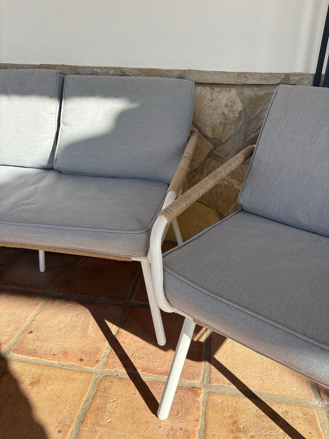 Conjunto jardin sofa y sillones - leroy merlyn