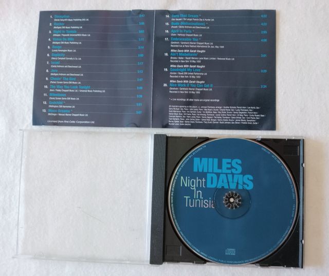 Miles Davis CD Night in Tunisia.