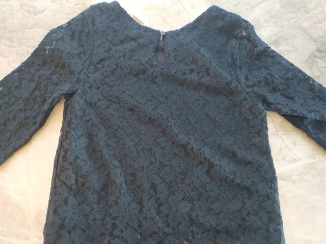 Maglia/camicetta nera ragazza elegante anni 12/13