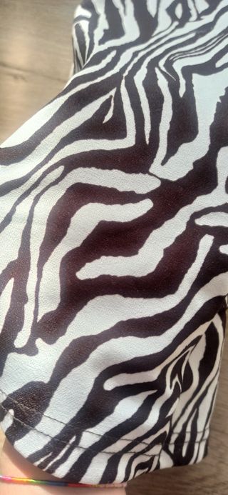 Pantalón campana animal print