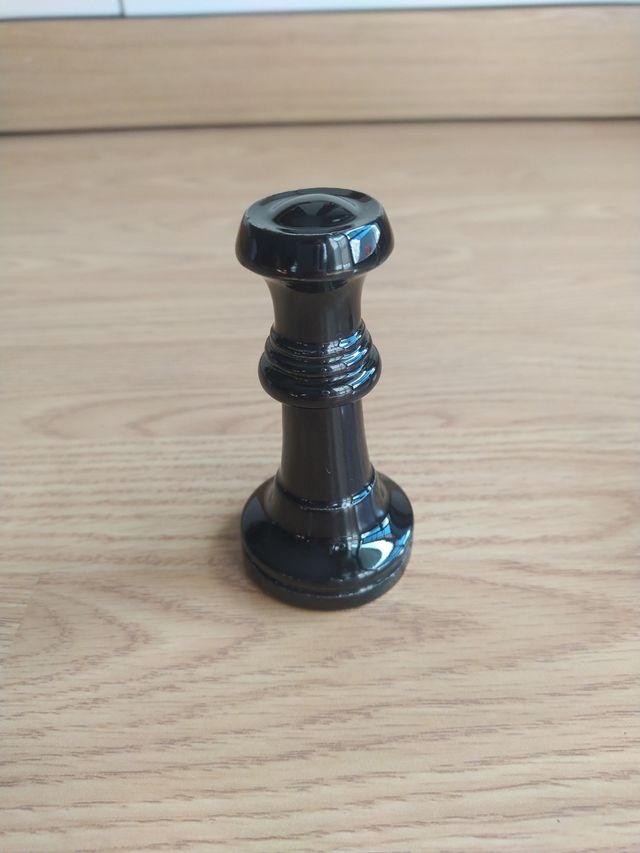 Piezas de ajedrez cerámica artesanal (rey y reina)