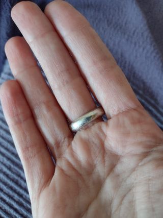 Conjunto plata anillo + collar