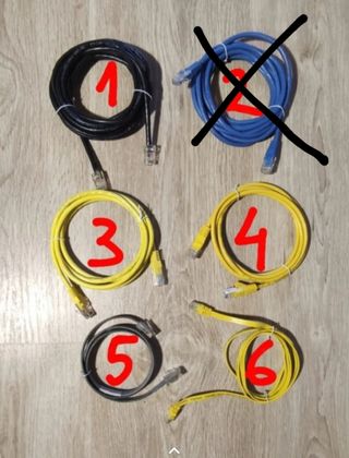 Cables de red RJ45
