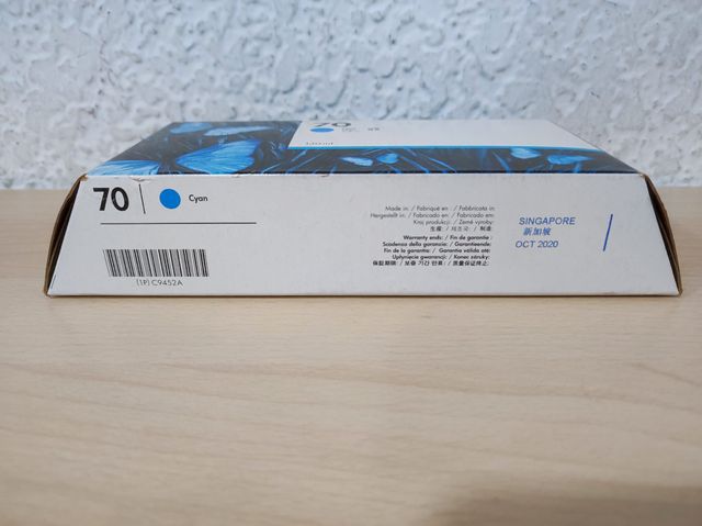 Cartucho de tinta HP 70 C9452A Azul Cyan