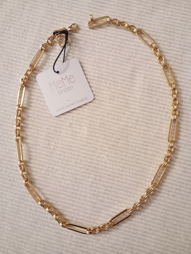 Collar Meme London -  Chapado oro 18K