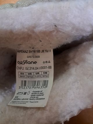 BOTAS NIEVE 30/31