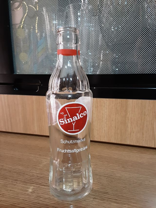 Coppia di bottiglie vintage Sinalco