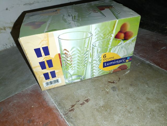 Set 6 bicchieri in vetro Luminarc