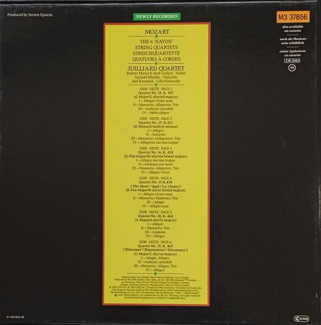 Mozart: Seis cuartetos de cuerda