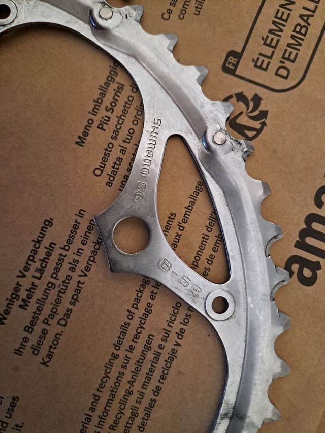 Platos Shimano 8v 52x39 seminuevos