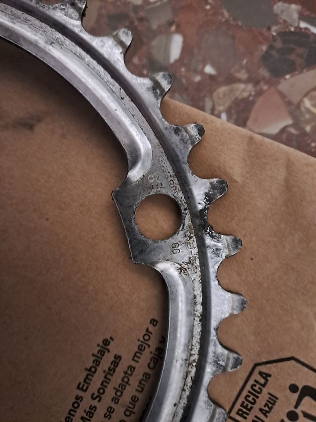 Platos Shimano 8v 52x39 seminuevos