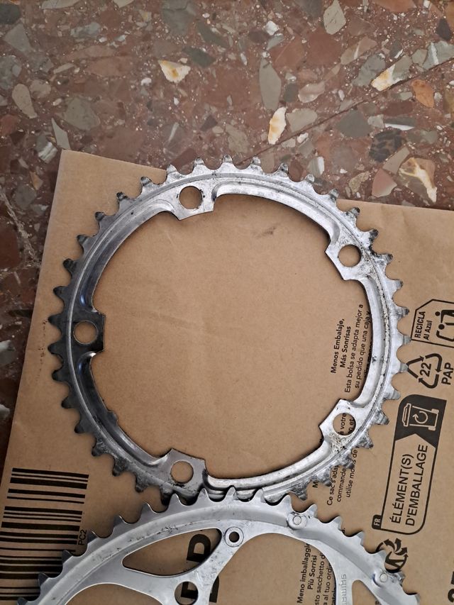 Platos Shimano 8v 52x39 seminuevos