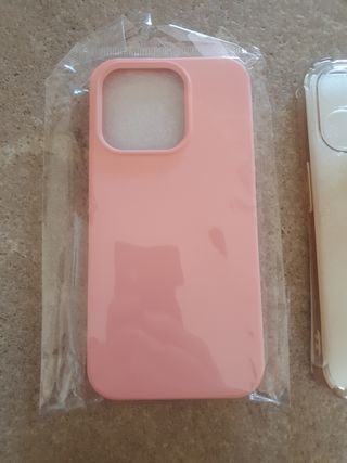 Funda rosa 15 pro