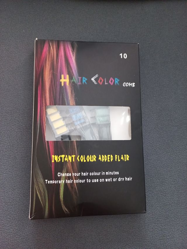 Para hacer mechas de colores