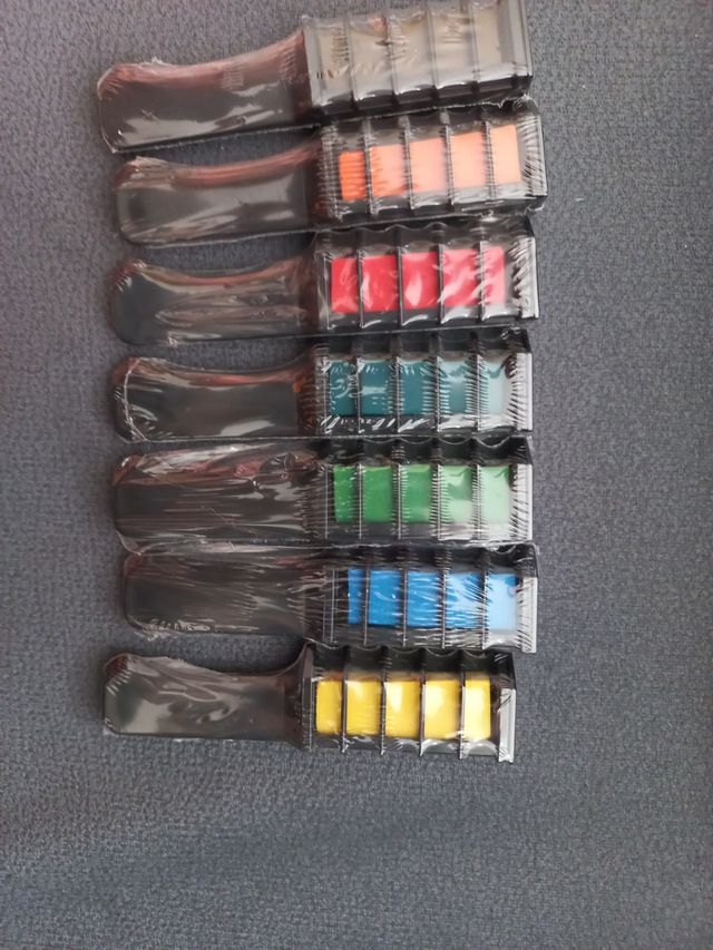 Para hacer mechas de colores