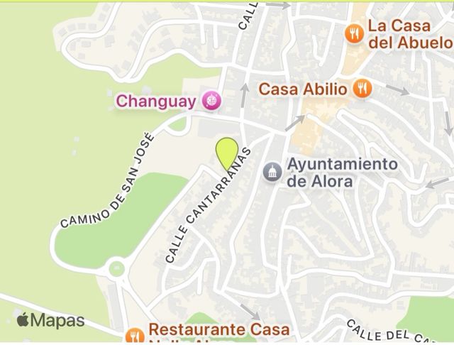 Terreno casa Cantarranas alora