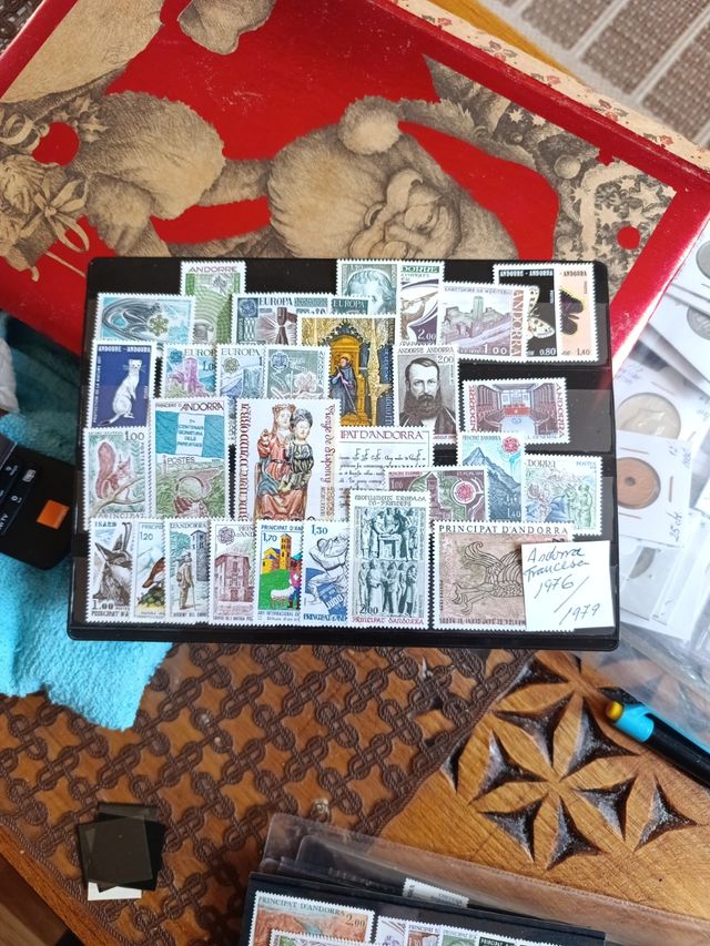 Colección Sellos Andorra Francesa 1976-85 nuevos