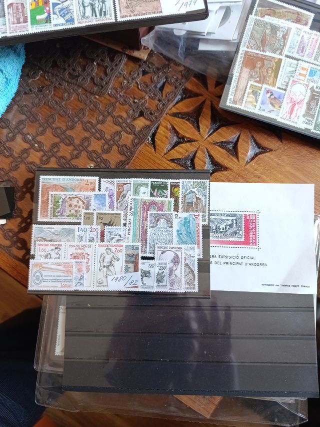 Colección Sellos Andorra Francesa 1976-85 nuevos