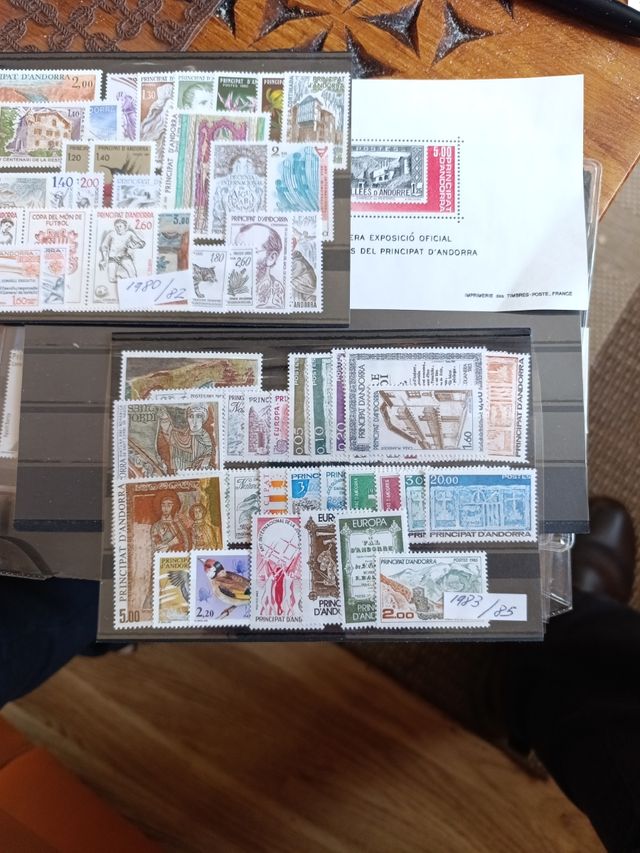 Colección Sellos Andorra Francesa 1976-85 nuevos
